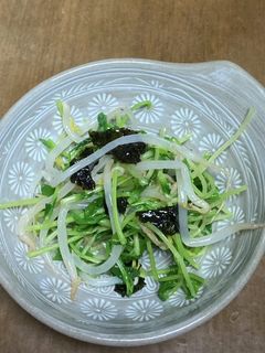 もやしと豆苗のナムル-レシピのメイン写真