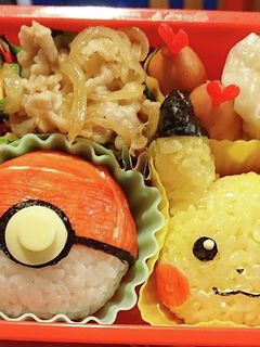 ピカチュウおにぎり弁当!-レシピのメイン写真
