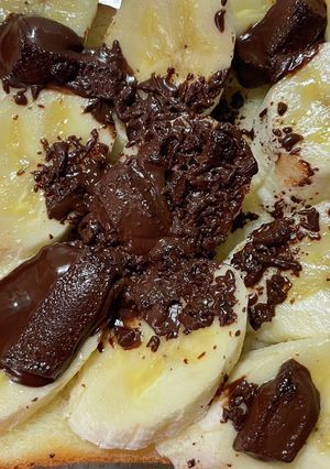 サクサクふわふわチョコバナナトースト-レシピのメイン写真