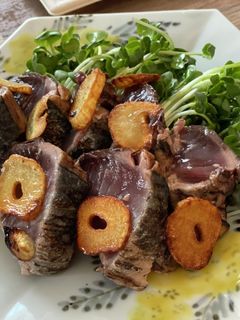 にんにくがアクセント!鰹のたたき-レシピのメイン写真