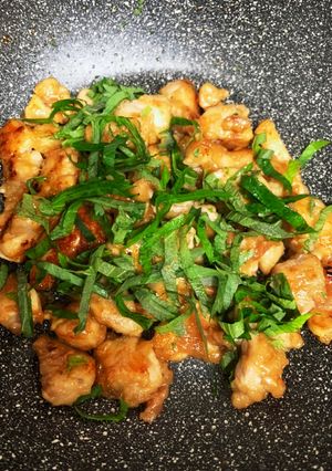 鶏むね、ささみの梅しそポン酢-レシピのメイン写真