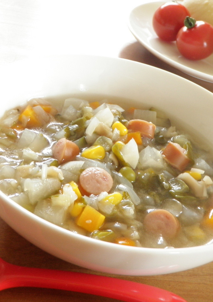 だしの素でΦ和風野菜スープ-レシピのメイン写真