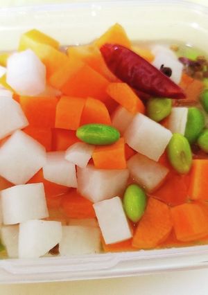 すし酢と枝豆で作る スパイシーピクルス-レシピのメイン写真