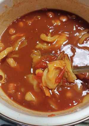 キャベツトマト缶カレー-レシピのメイン写真