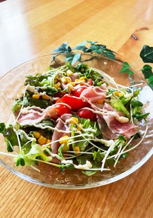 生ハムのサラダ素麺-レシピのメイン写真