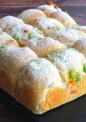 夏にぴったり♪枝豆チーズちぎりパン！-レシピのメイン写真