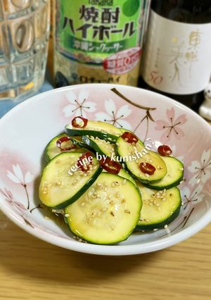 くにしゃんのズッキーニのナムル♪-レシピのメイン写真