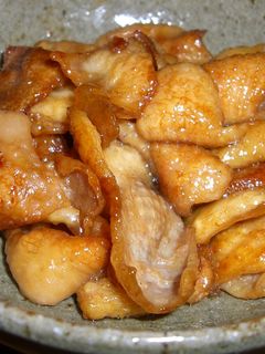 鳥皮の照り焼き-レシピのメイン写真
