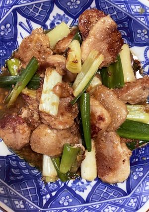 肉柔らか！豚ヒレ、白ネギのにんにく焼き　-レシピのメイン写真
