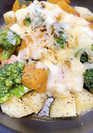 かぼちゃのチーズ焼き-レシピのメイン写真