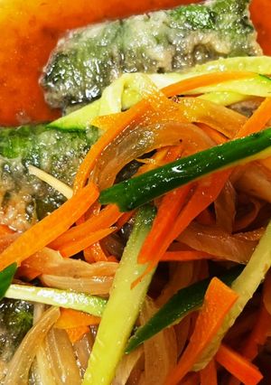 揚げずに簡単！優しい味のしそ巻き南蛮漬け-レシピのメイン写真