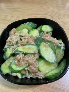 えのきときゅうりの炒め物-レシピのメイン写真