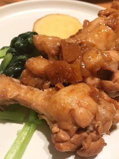 鶏手羽元と生姜の黒酢煮-レシピのメイン写真