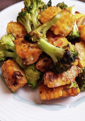 とうもろこしとブロッコリーのバター醤油-レシピのメイン写真