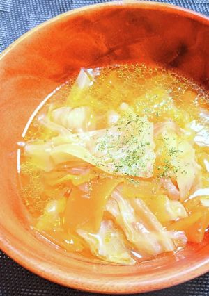 キャベツと人参のあっさりスープ-レシピのメイン写真