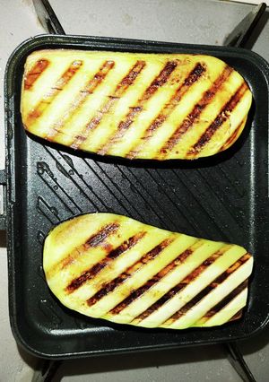 1人分の焼きナス！ホットサンドメーカーで-レシピのメイン写真