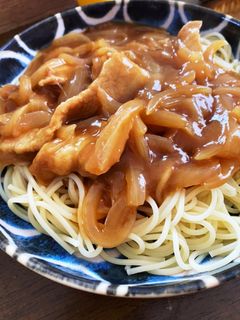 豚バラカレー丼-レシピのメイン写真