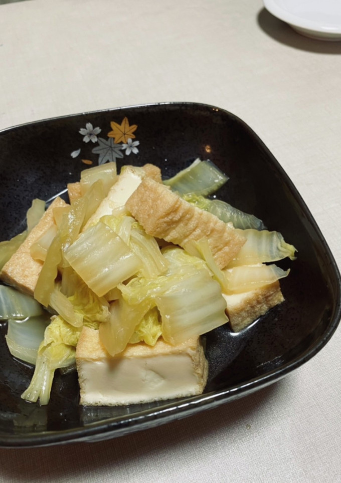 白菜と厚揚げの煮物-レシピのメイン写真