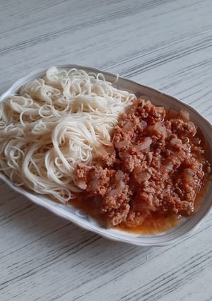肉も食べたい、8分ミートそうめん-レシピのメイン写真