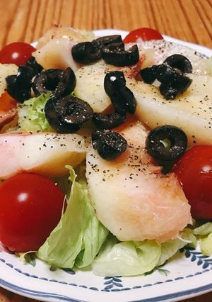 桃のサラダ-レシピのメイン写真