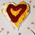 ハート卵焼き♡