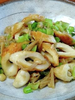 ちくわエノキ小松菜炒め。-レシピのメイン写真