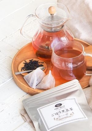 H&F BELXごぼう黒豆茶&塩昆布-レシピのメイン写真