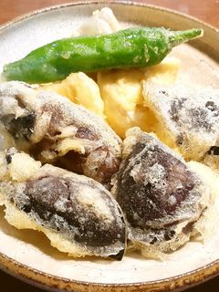 カラッと美味しい 茄子&白茄子の天ぷら-レシピのメイン写真