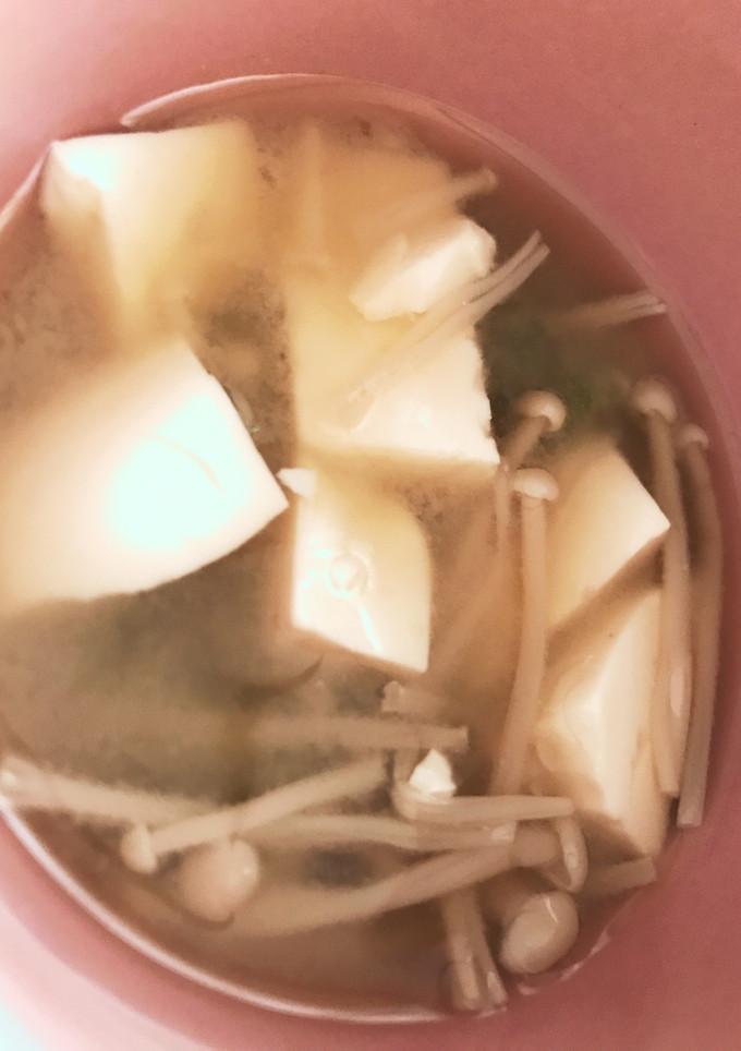 オクラとえのきのとろとろお味噌汁-レシピのメイン写真