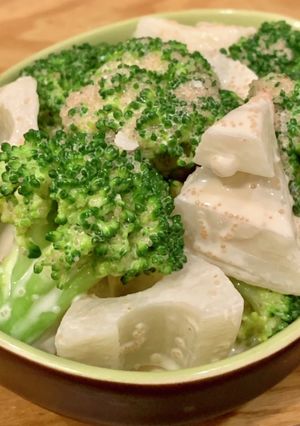 ブロッコリーとレンコンの明太マヨ合え-レシピのメイン写真