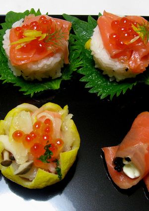 スモークサーモン アラカルト-レシピのメイン写真