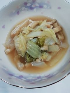 白菜とお揚げのたいたん-レシピのメイン写真