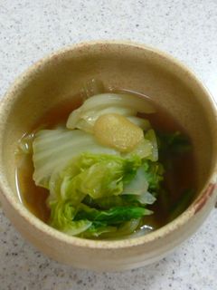 白菜だけ!簡単中華風煮びたし-レシピのメイン写真