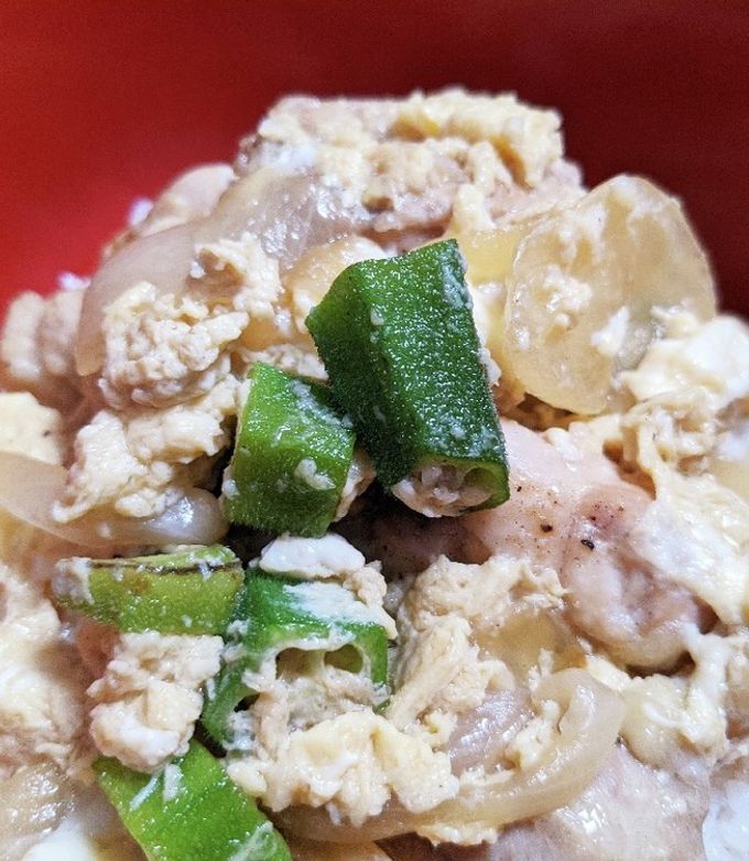夏の親子丼！オクラ×旨塩☆鍋一つで作る-レシピのメイン写真