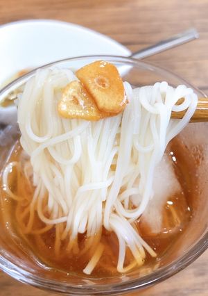 マンネリ打開！ガーリックオリーブ素麺-レシピのメイン写真