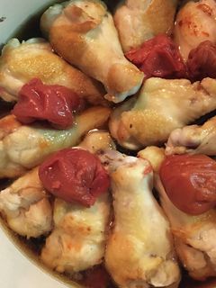 簡単コク旨 手羽元の梅煮-レシピのメイン写真