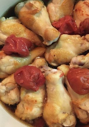 簡単コク旨　手羽元の梅煮-レシピのメイン写真