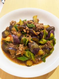 ナスと牛肉のみぞれ炒め-レシピのメイン写真
