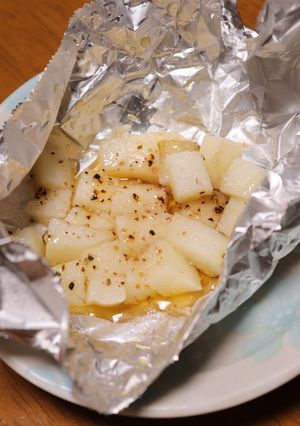 簡単!山芋のホイル焼き-レシピのメイン写真
