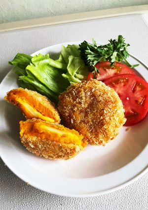 かぼちゃのコロッケ チーズ入り-レシピのメイン写真