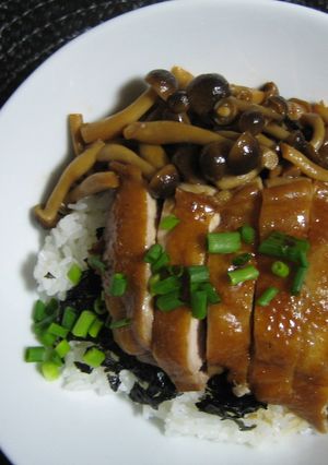 ハニーな照り照り簡単テリチキ丼-レシピのメイン写真