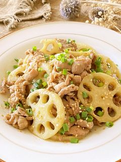 豚肉とれんこんのうま味噌炒め-レシピのメイン写真