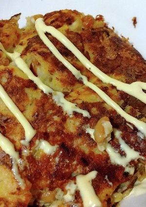山芋なし！一工夫で絶品ふわとろお好み焼き-レシピのメイン写真