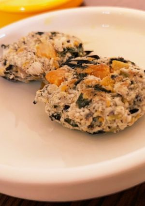 離乳食後期　つかみ食べ用ひじきバーグ-レシピのメイン写真