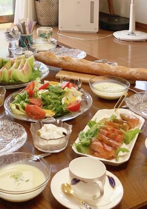 ビシソワーズで、夏のランチパーティー-レシピのメイン写真