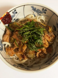 ピリ辛ナス・豚肉まぜそば-レシピのメイン写真