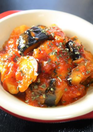 鶏むね肉なすトマト缶で。プロヴァンス風！-レシピのメイン写真