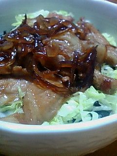 レタス☆豚丼-レシピのメイン写真