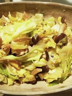 即席!キャベツとしめじの炒り卵-レシピのメイン写真