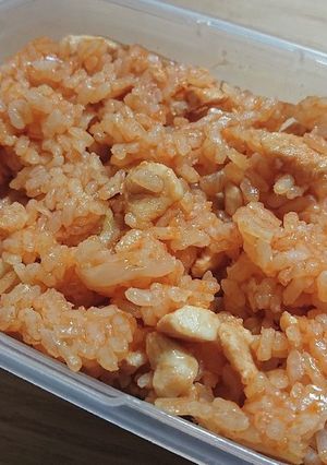 チキンライス(レンジで)-レシピのメイン写真